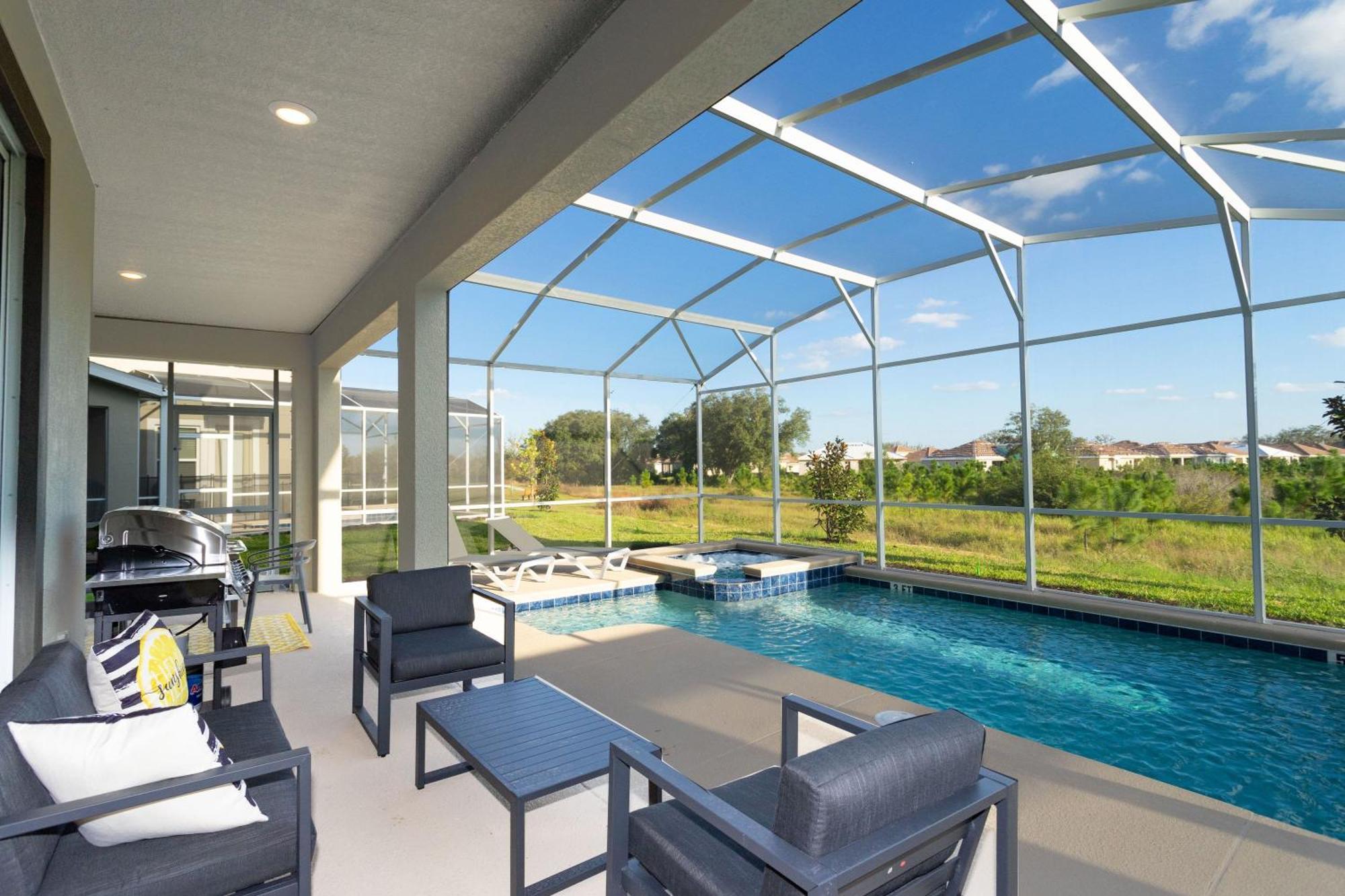 Gorgeous 6 Bd Sf Close To Disney W/ Pool @ Champions Gate Resort 712 キシミー エクステリア 写真